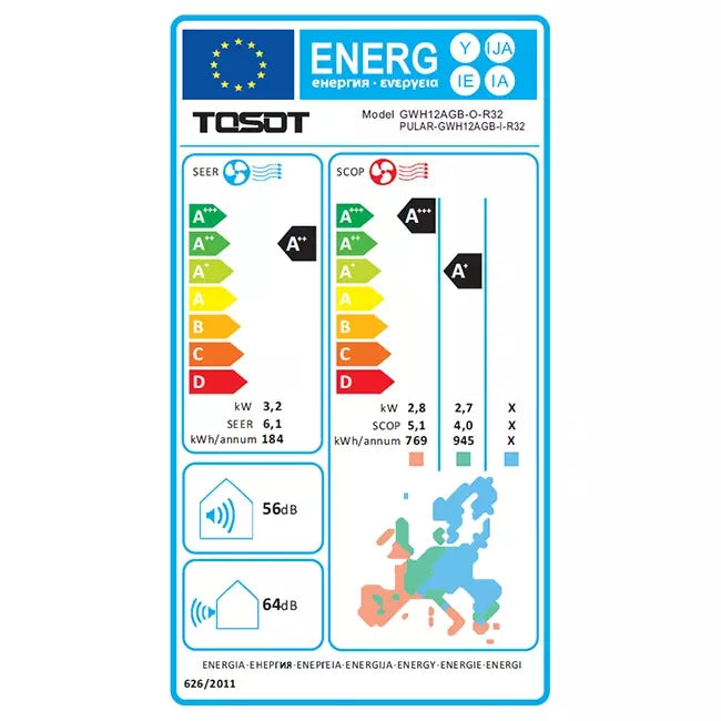 Tosot PULAR by GREE single split airco - 3,5 kW